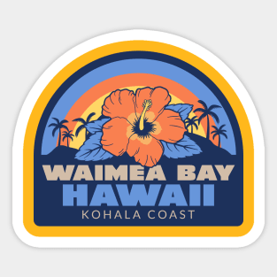 WAIMEA BAY HAWAII T-SHIRT Sticker